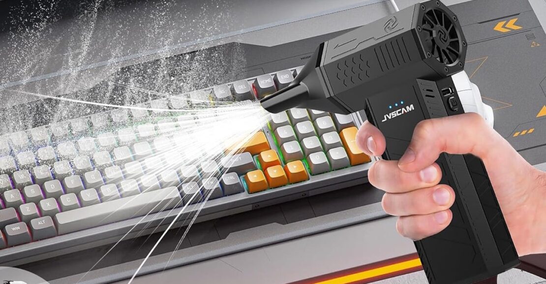 Get a Cordless Rechargeable Electric Air Duster for Your PC Maintenance for $19.98 for Black Friday