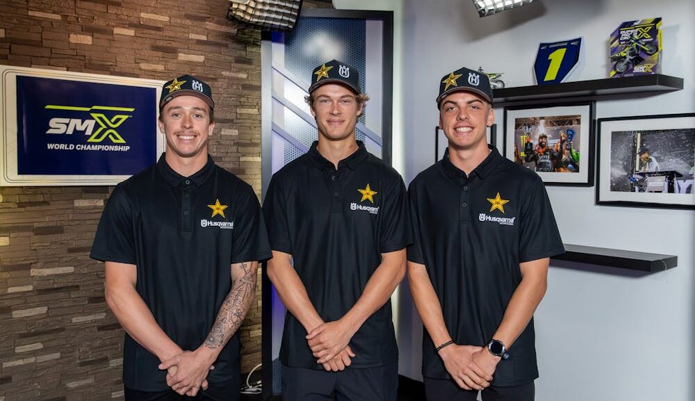 Five-Rider 2026 Rockstar Energy Husqvarna Factory Racing SMX Team Announced