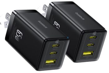 Amazon Offloads 65W 3-Port Block Charger, 2-Pack Selling for 4x Cheaper Than One Apple Charger