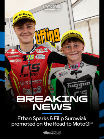 Sparks & Surowiak promoted up the Road to MotoGP