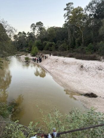 12-year-old girl saved after sandbar collapses on her at Houston-area creek