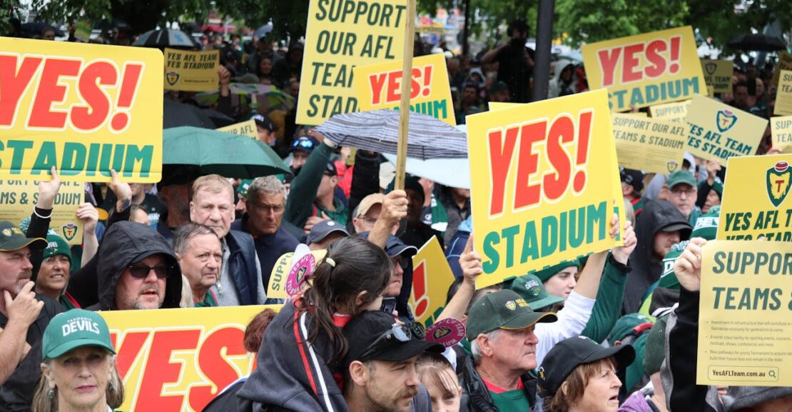 Why Tasmania’s politicians couldn’t say no to a once-in-a-century AFL opportunity