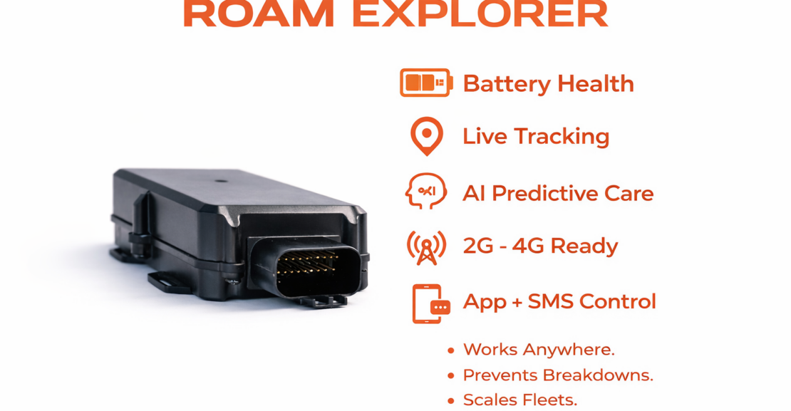 Roam Launches AI-powered System to Monitor Electric Vehicle Fleets Across Africa