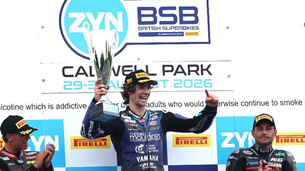 British Superbikes: Skinner celebrates first victory for Cheshire Mouldings Yamaha