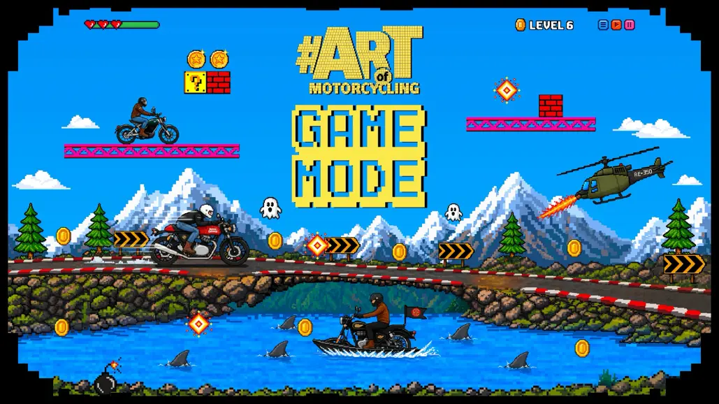Royal Enfield Announces Season 6 of “Art of Motorcycling” with Retro 16-bit Theme