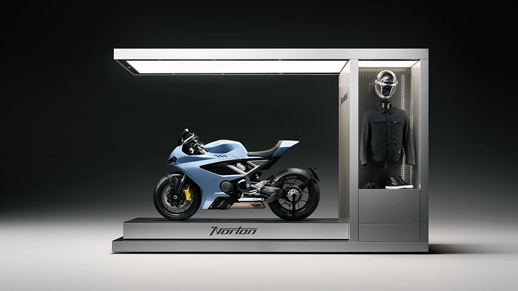 Norton Motorcycles And Foster + Partners Collaborate To Redefine Motorcycle Retail